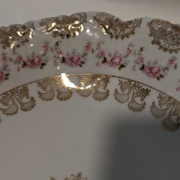 ANTIQUE BOWL MADE IN VIENNA AUSTRIA SERVING PLATE 1900s - Picture 5 of 11